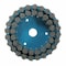 Nylox Disc Brush, Crimped Composite Back Rectangle Straight, 6 in Brush Dia, 7/8 in Center Hole, Silicon C 85862 - alternate 2